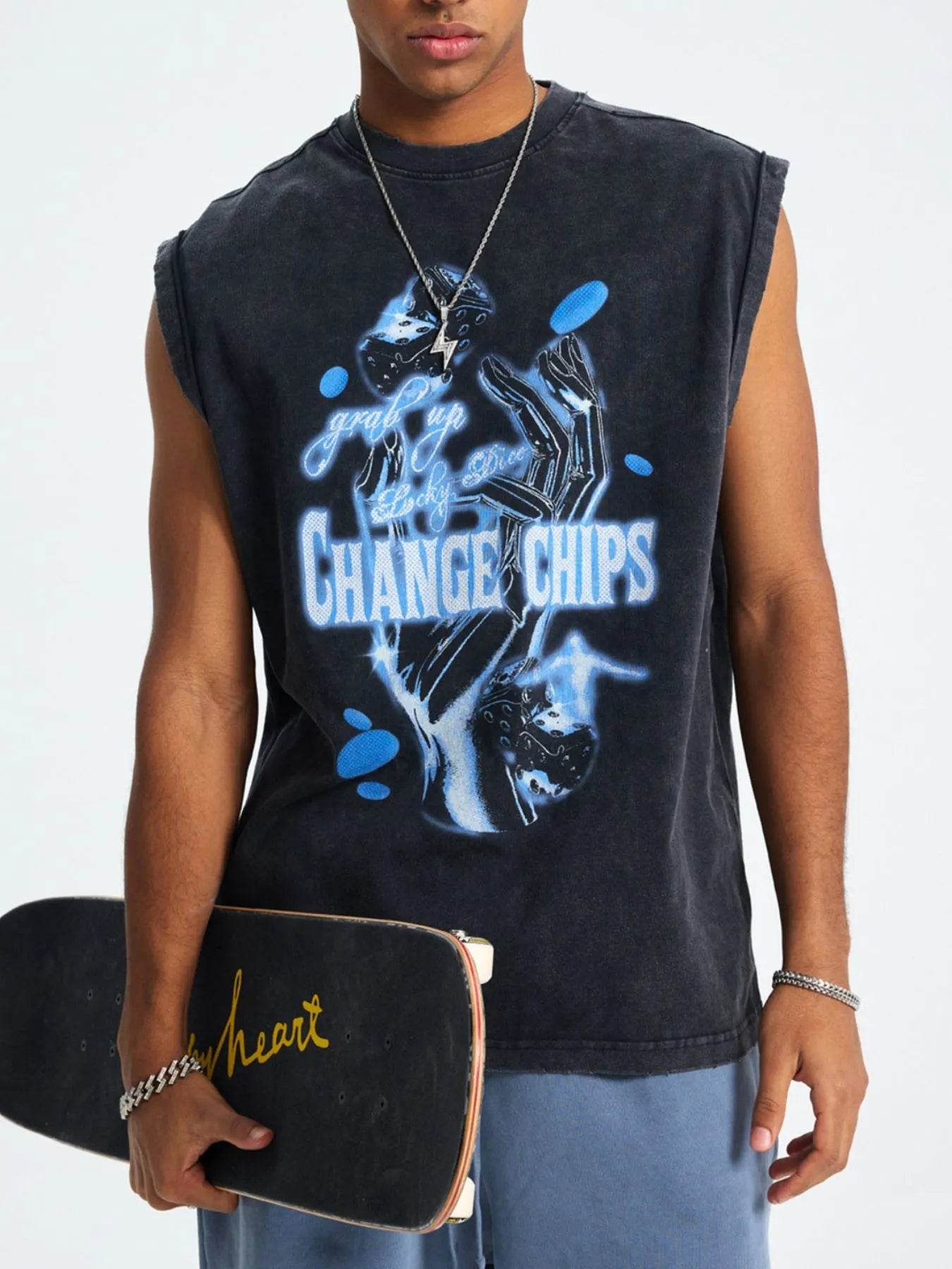 Men's Graphic Round Neck Tank - Purcell's Clothing Company