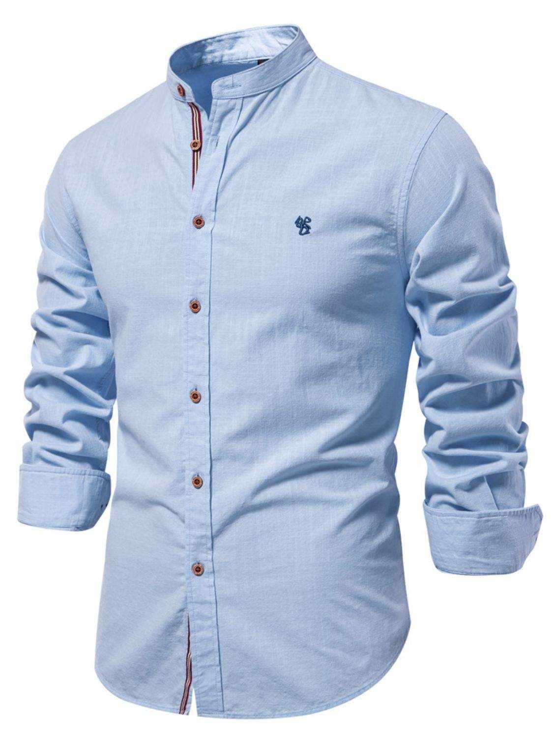 Button Down Embroidered Shirt - Purcell's Clothing Company