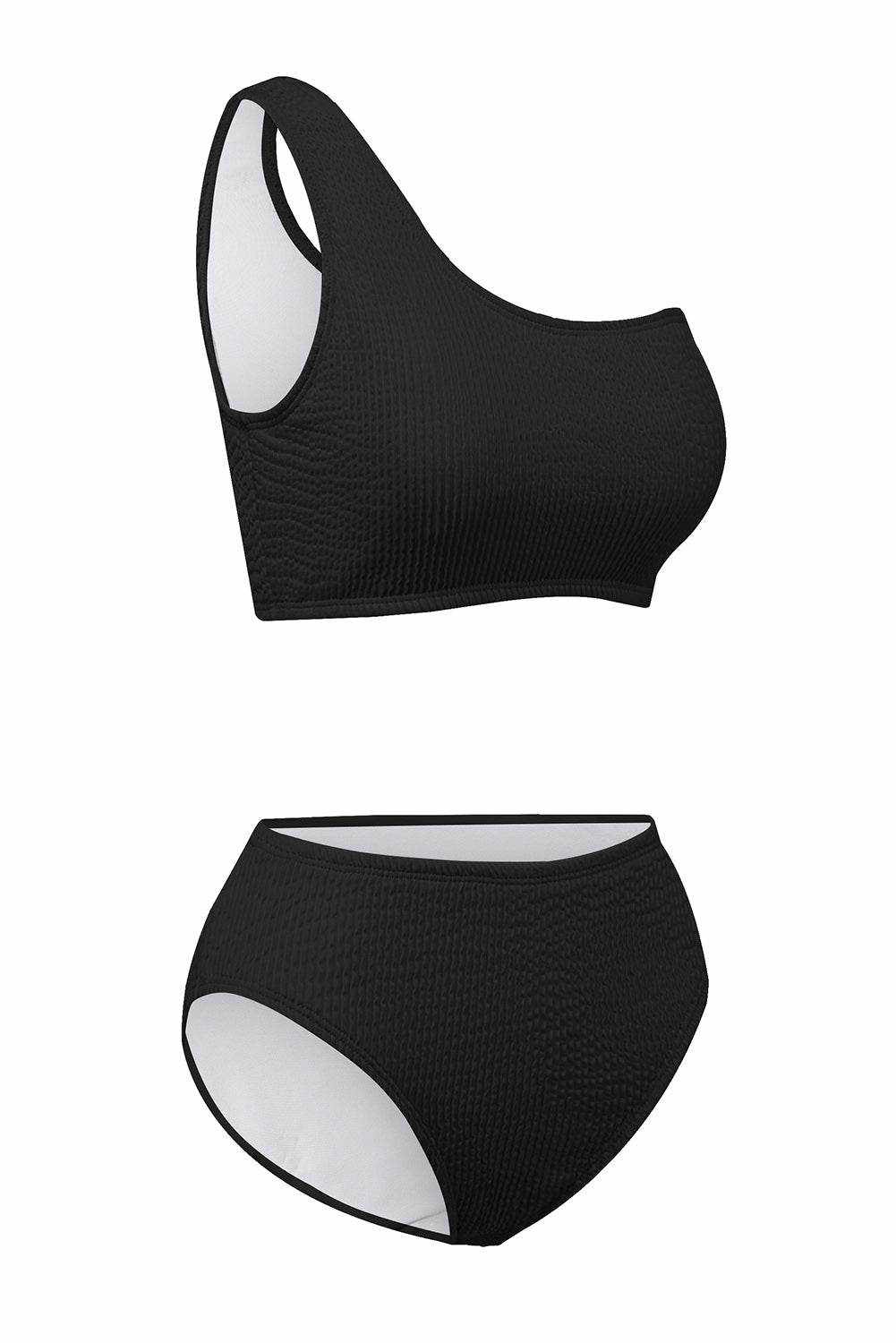 Single Shoulder Bikini Set - Purcell's Clothing Company