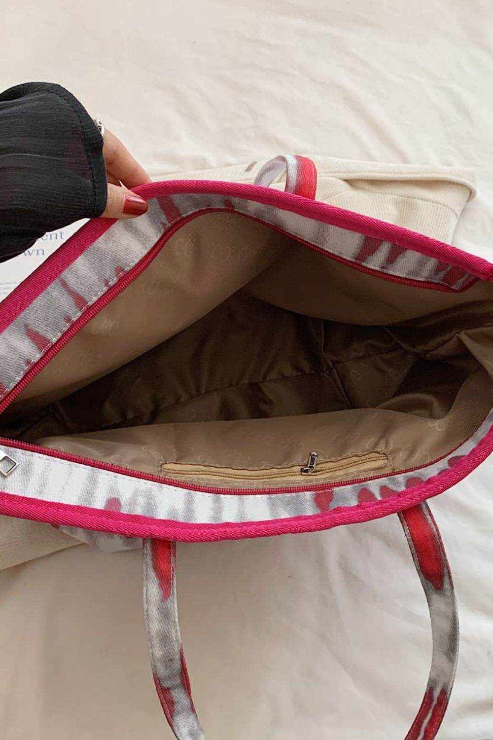 Printed PU Leather Tote Bag - Purcell's Clothing Company