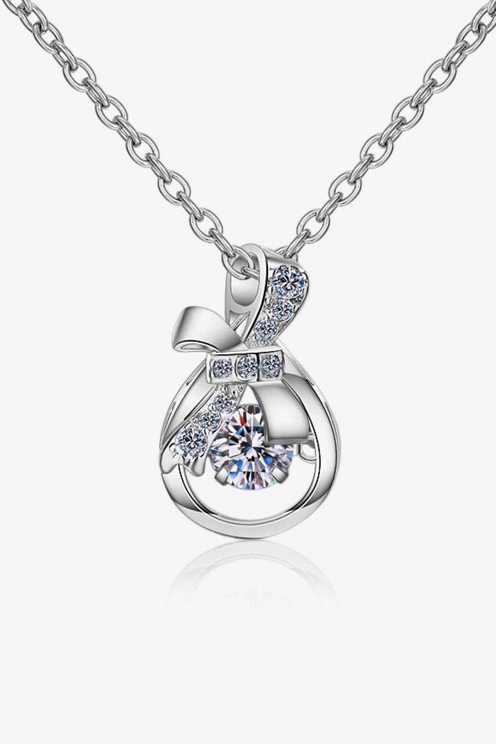 Moissanite 925 Sterling Silver Necklace - Purcell's Clothing Company