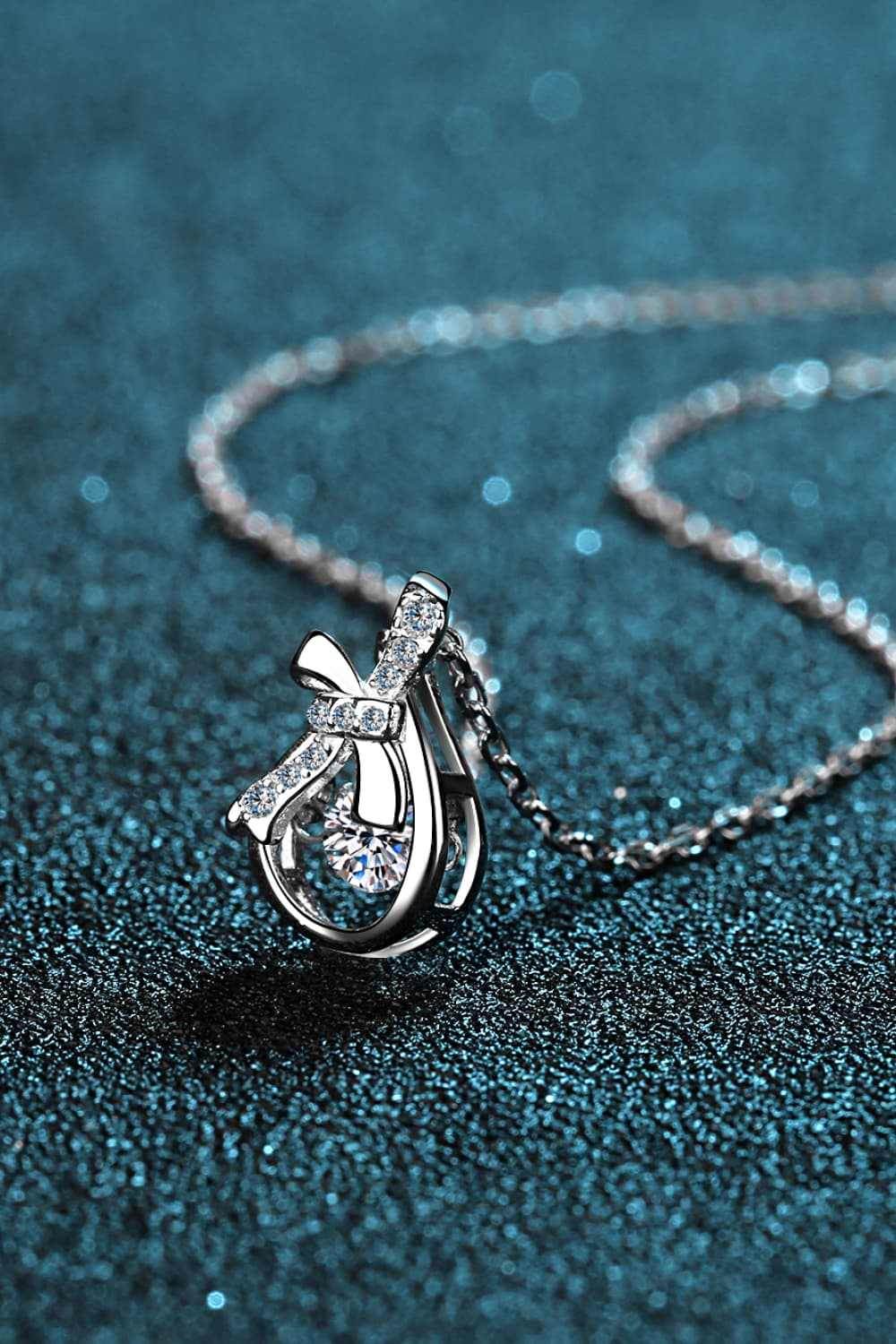 Moissanite 925 Sterling Silver Necklace - Purcell's Clothing Company