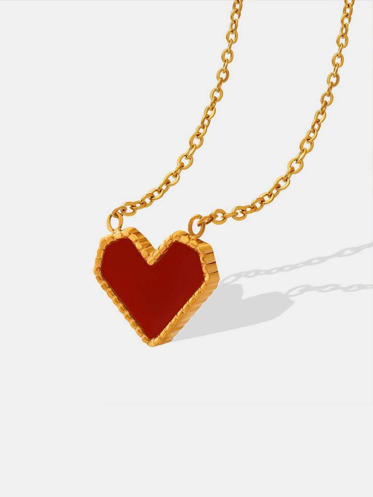Titanium Steel Heart Necklace - Purcell's Clothing Company