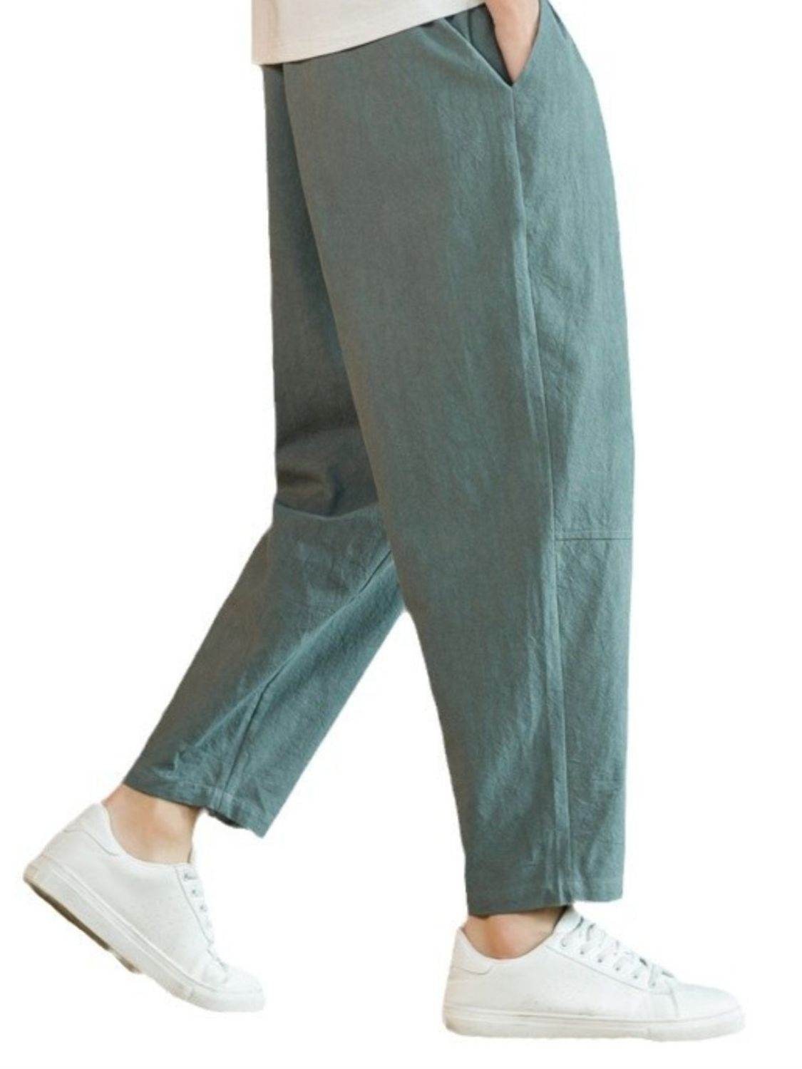 Plus Drawstring Pants with Pockets - Purcell's Clothing Company