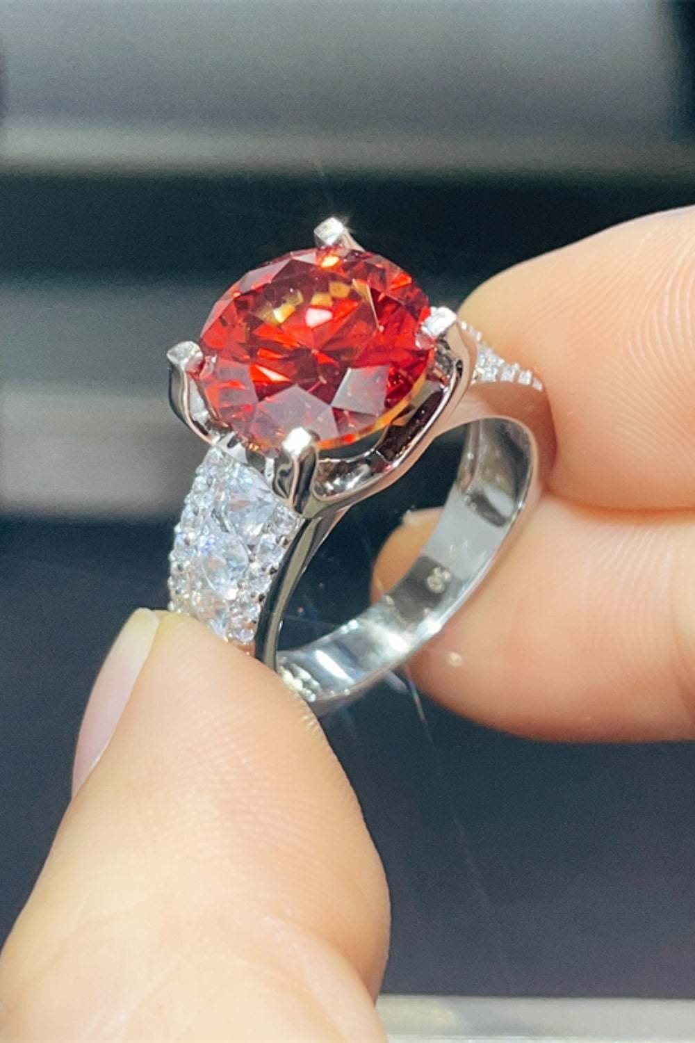 5 Carat Moissanite 925 Sterling Silver Ring - Purcell's Clothing Company