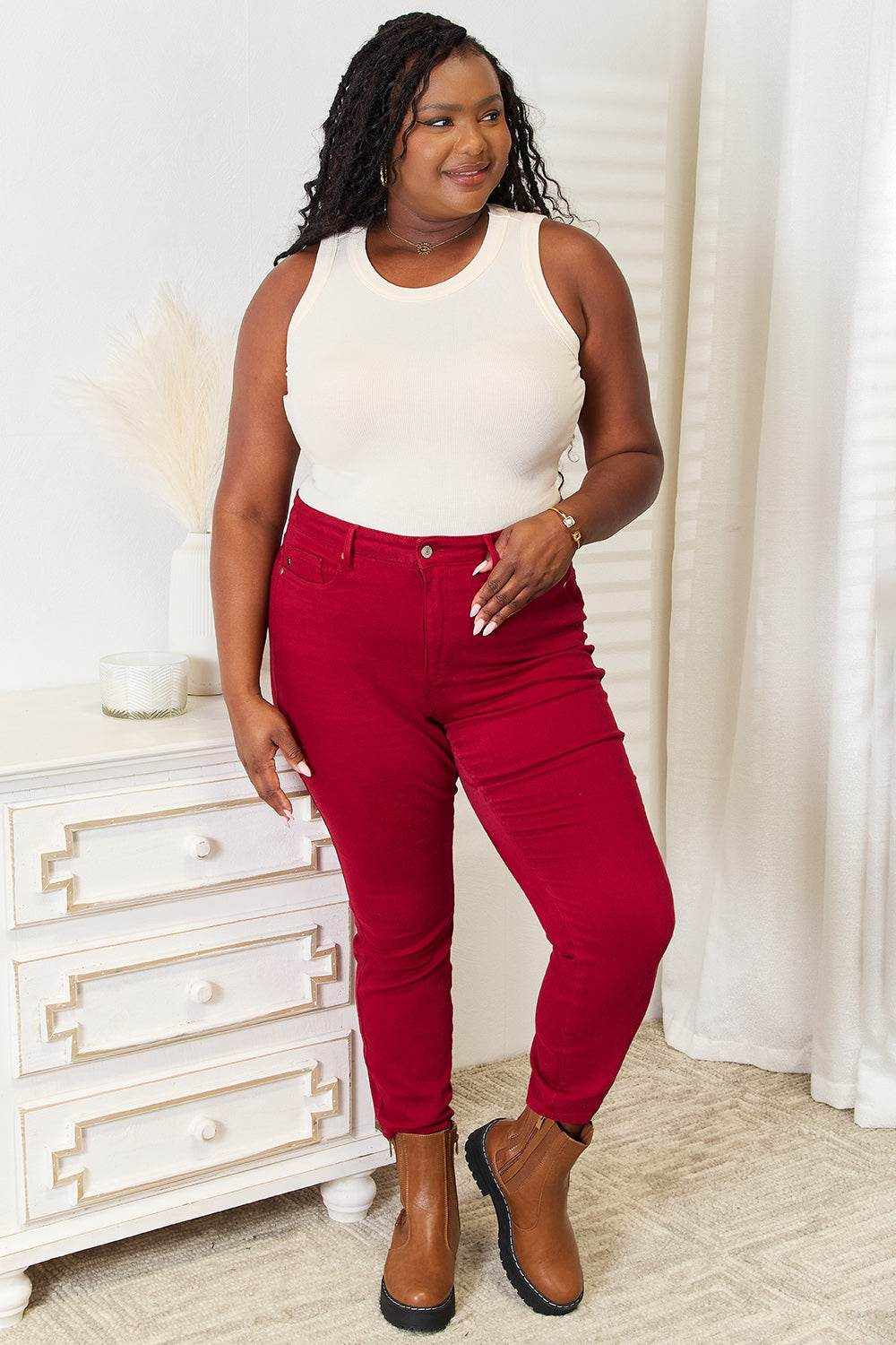 Basic Bae Full Size Round Neck Tank - Purcell's Clothing Company