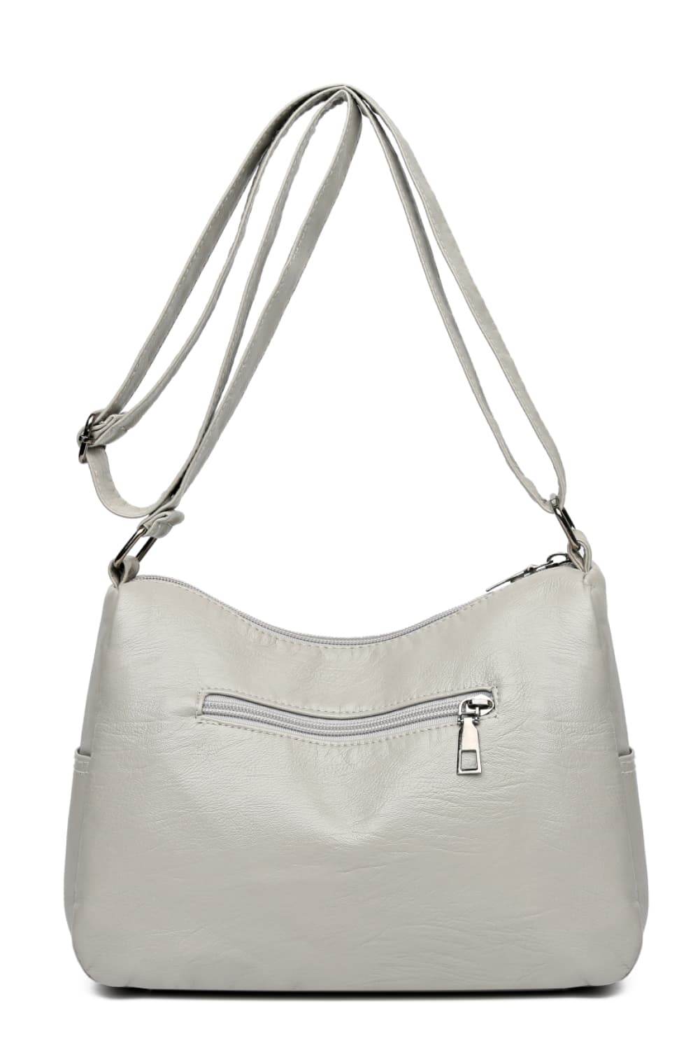Multi-Pocket PU Leather Crossbody Bag - Purcell's Clothing Company