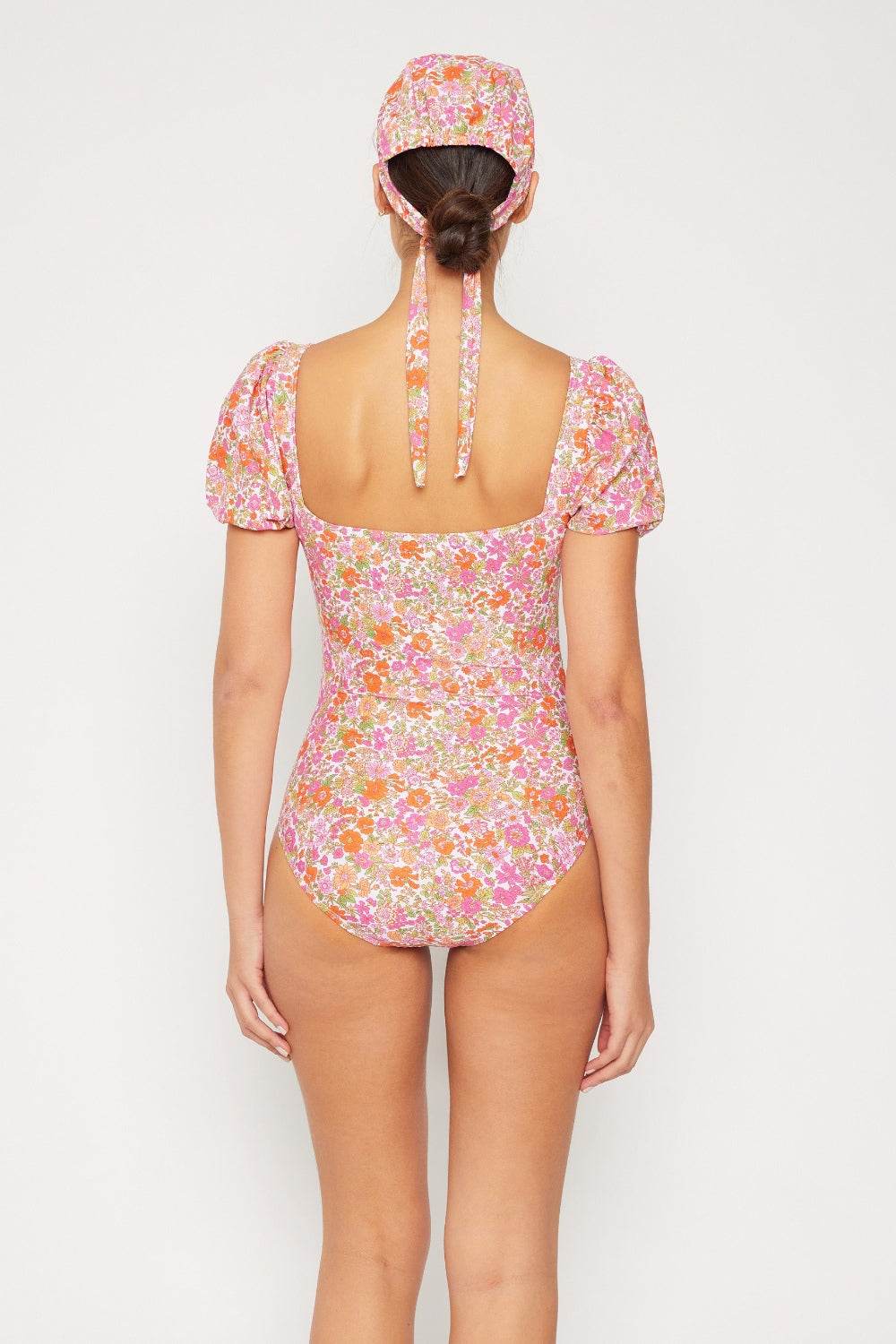 Marina West Swim Floral Puff Sleeve One-Piece - Purcell's Clothing Company