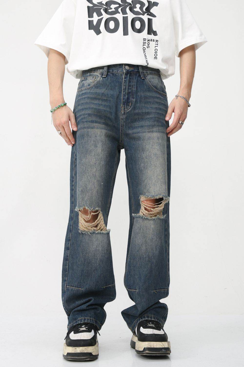 Distressed Jeans with Pockets - Purcell's Clothing Company