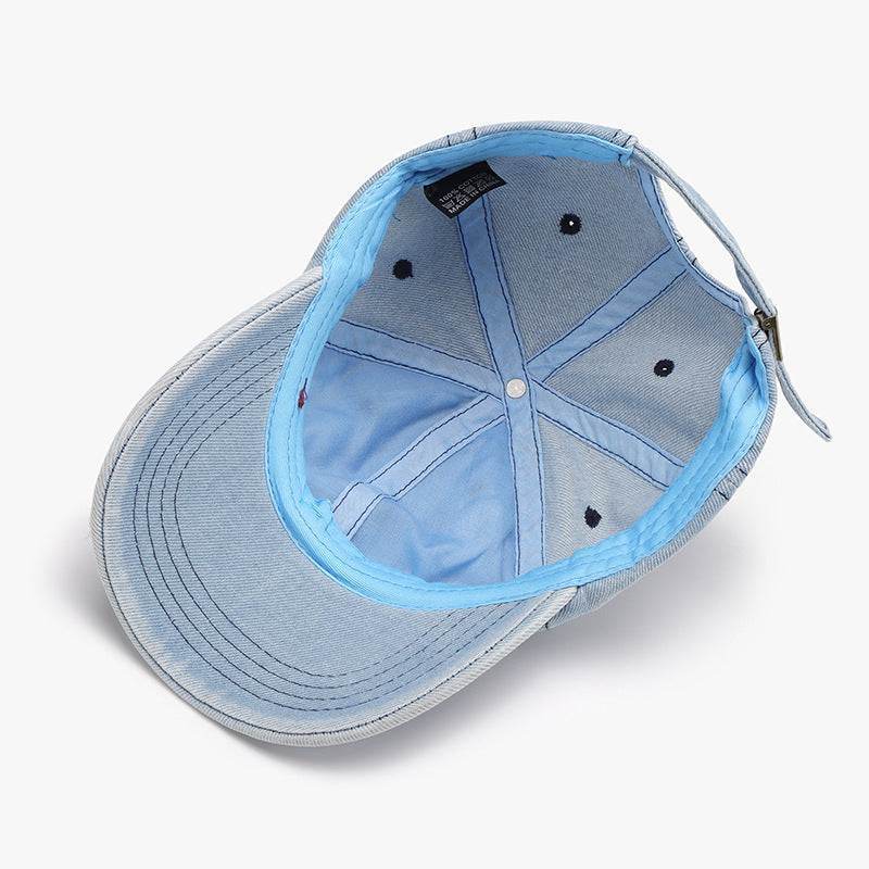 Distressed Cotton Baseball Cap - Purcell's Clothing Company