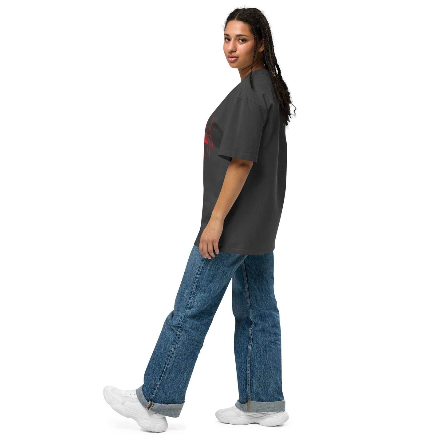 Spooky Oversized Faded T-Shirt - Purcell's Clothing Company