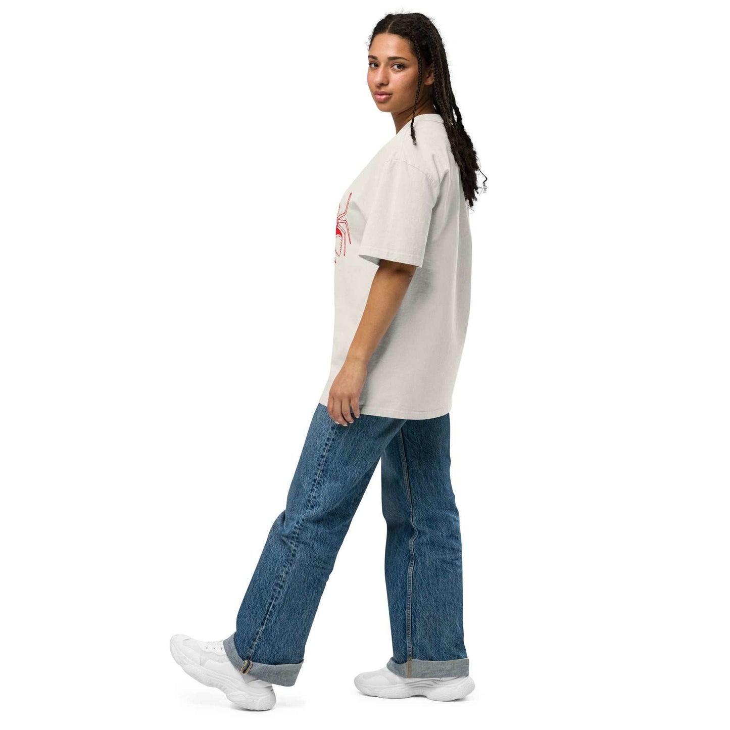 Spooky Oversized Faded T-Shirt - Purcell's Clothing Company
