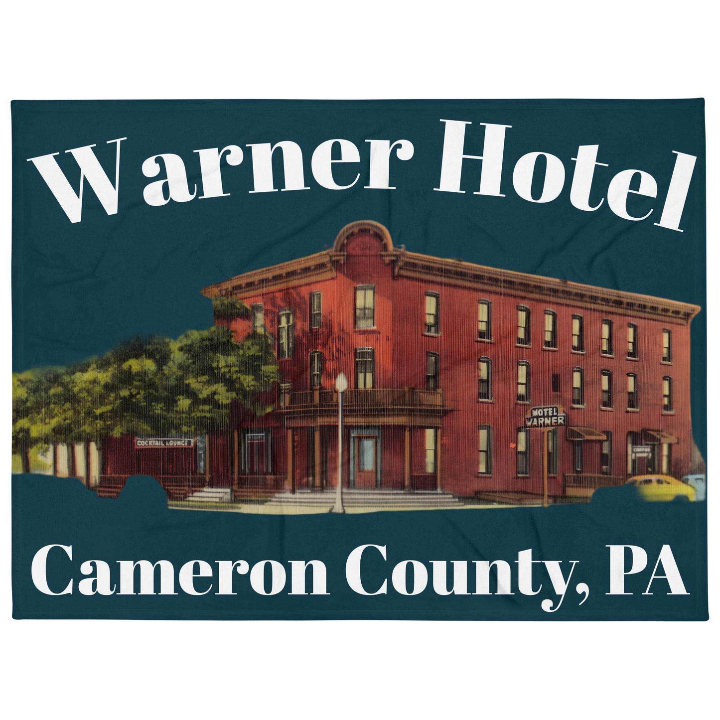 Throw Blanket of Hotel Warner - Purcell's Clothing Company