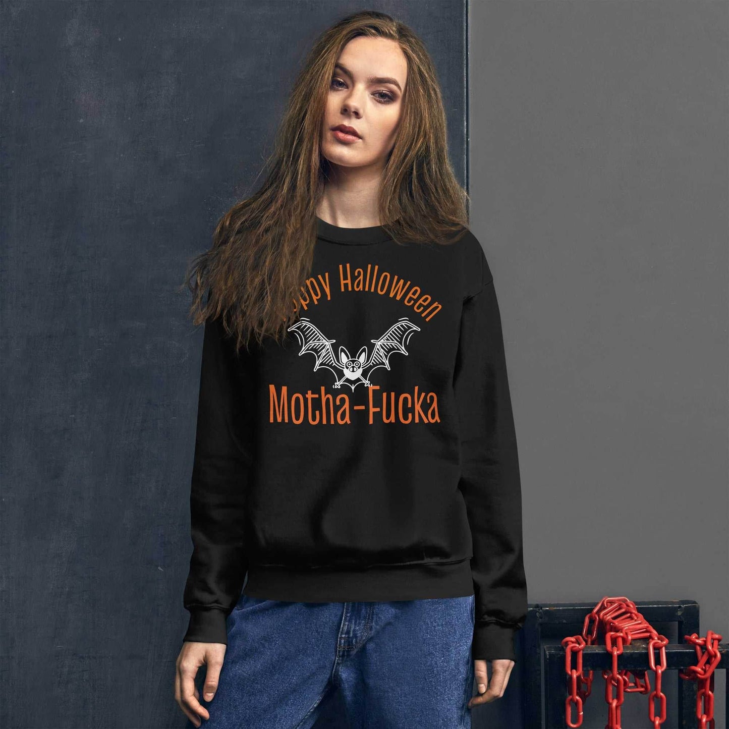 Motha Fucka Halloween Unisex Sweatshirt - Purcell's Clothing Company
