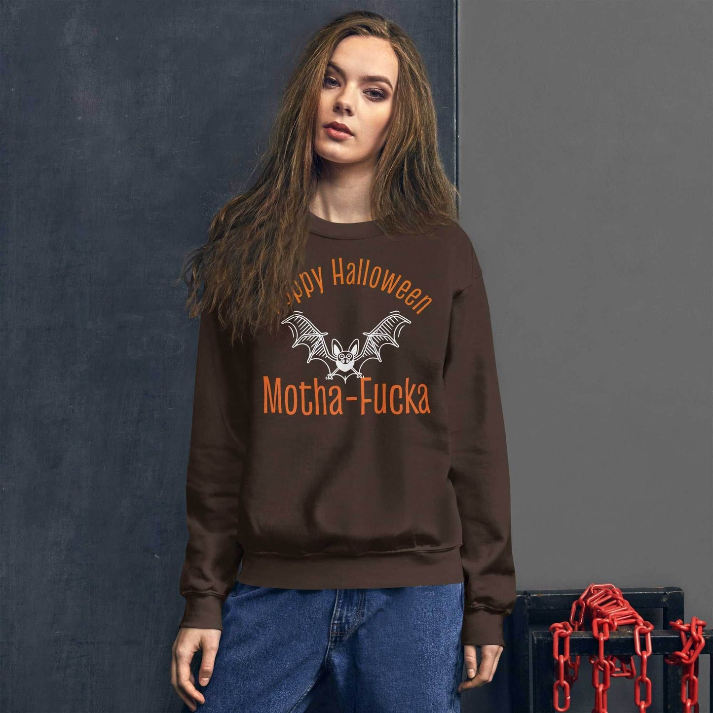 Motha Fucka Halloween Unisex Sweatshirt - Purcell's Clothing Company