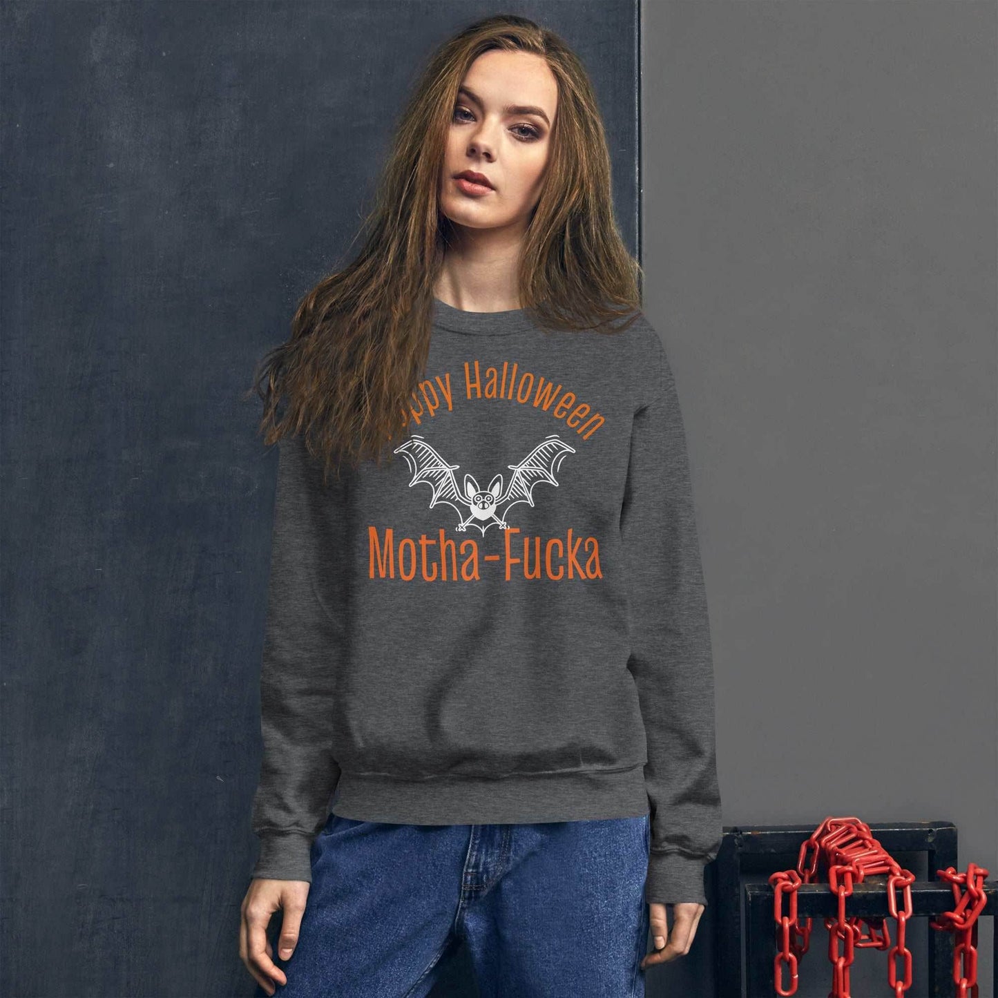 Motha Fucka Halloween Unisex Sweatshirt - Purcell's Clothing Company