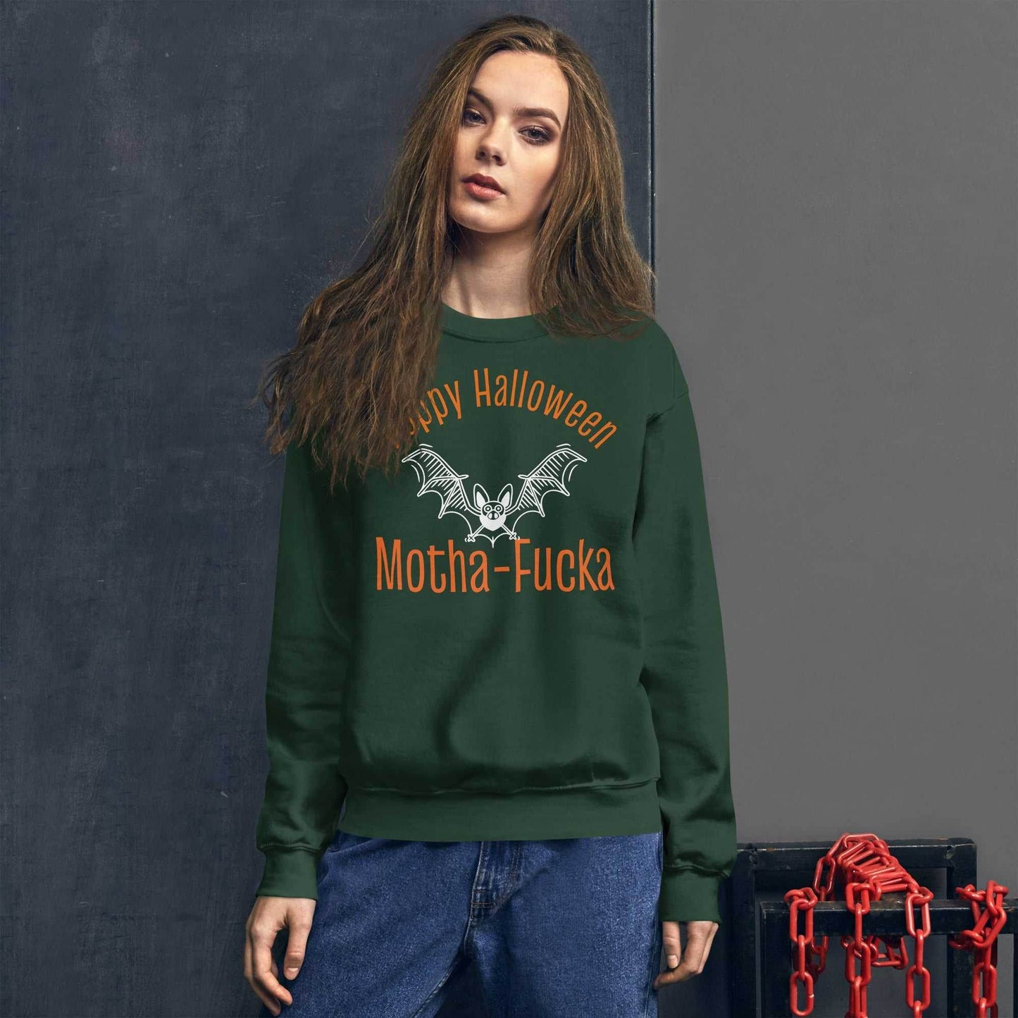 Motha Fucka Halloween Unisex Sweatshirt - Purcell's Clothing Company