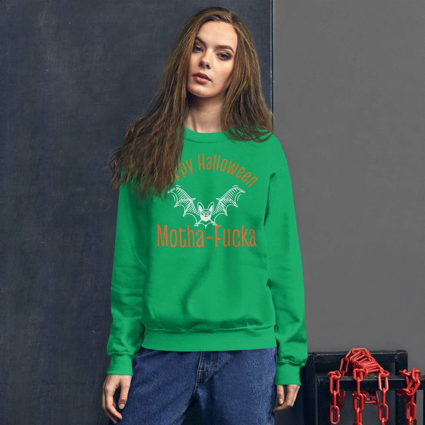 Motha Fucka Halloween Unisex Sweatshirt - Purcell's Clothing Company