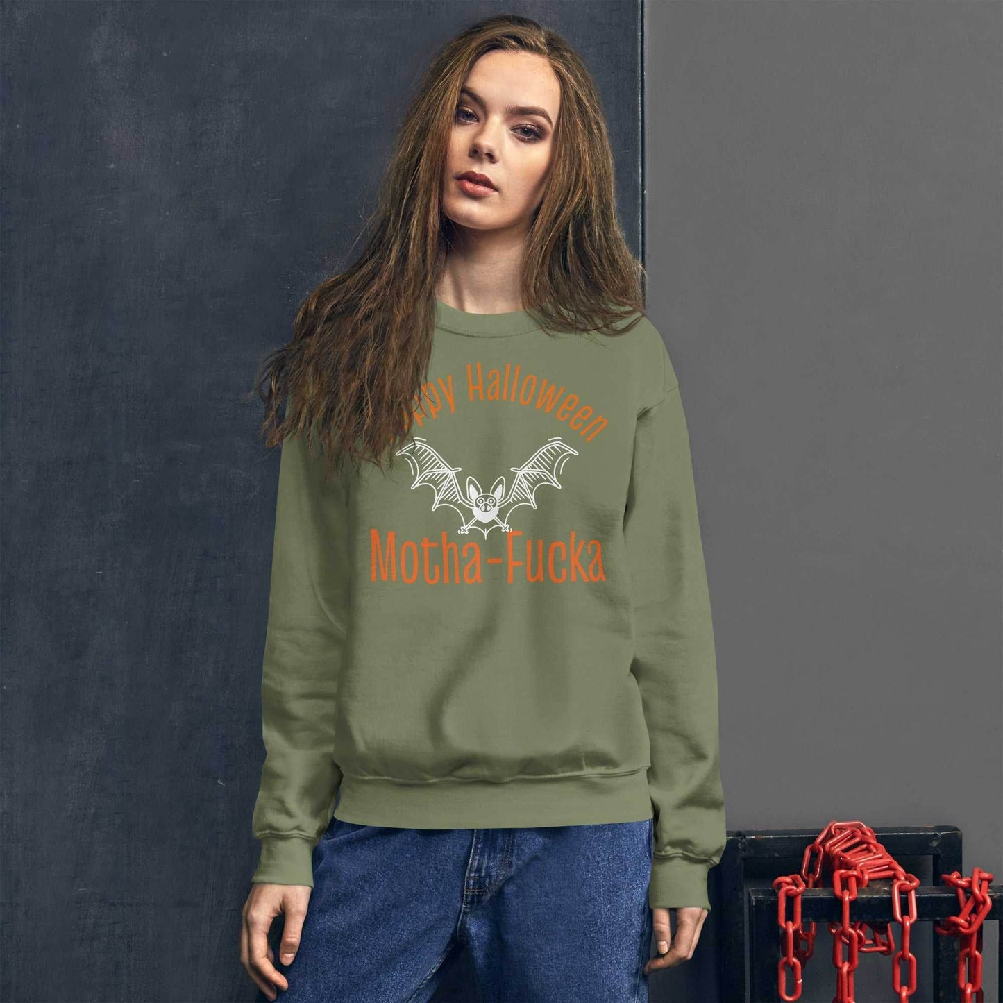 Motha Fucka Halloween Unisex Sweatshirt - Purcell's Clothing Company