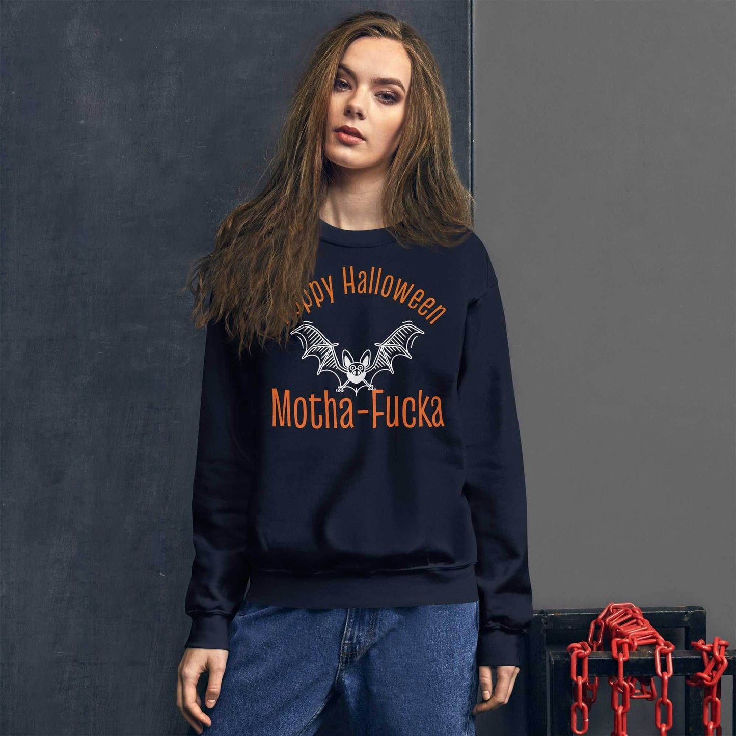 Motha Fucka Halloween Unisex Sweatshirt - Purcell's Clothing Company