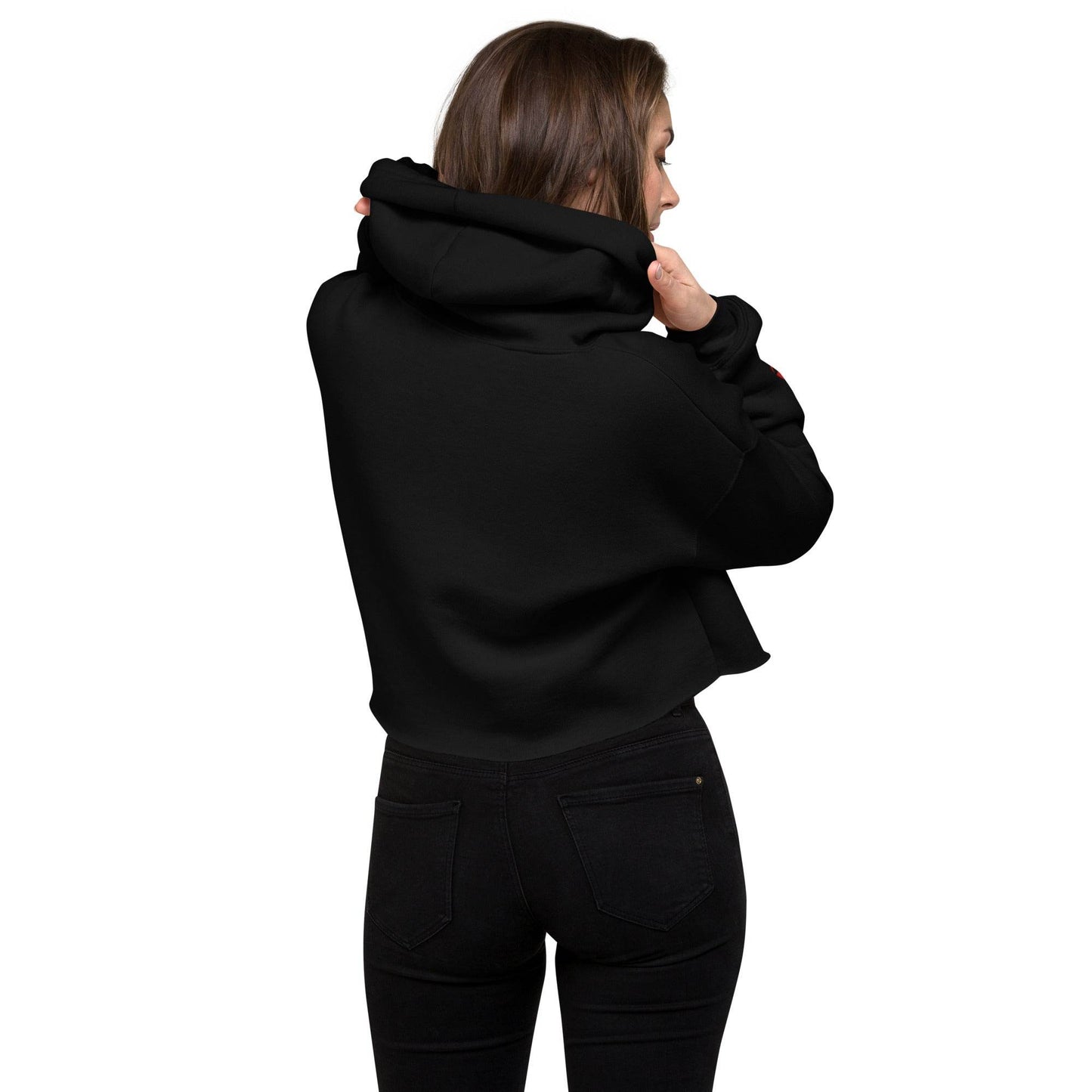 Purcell's Party Animal Print Crop Hoodie - Purcell's Clothing Company