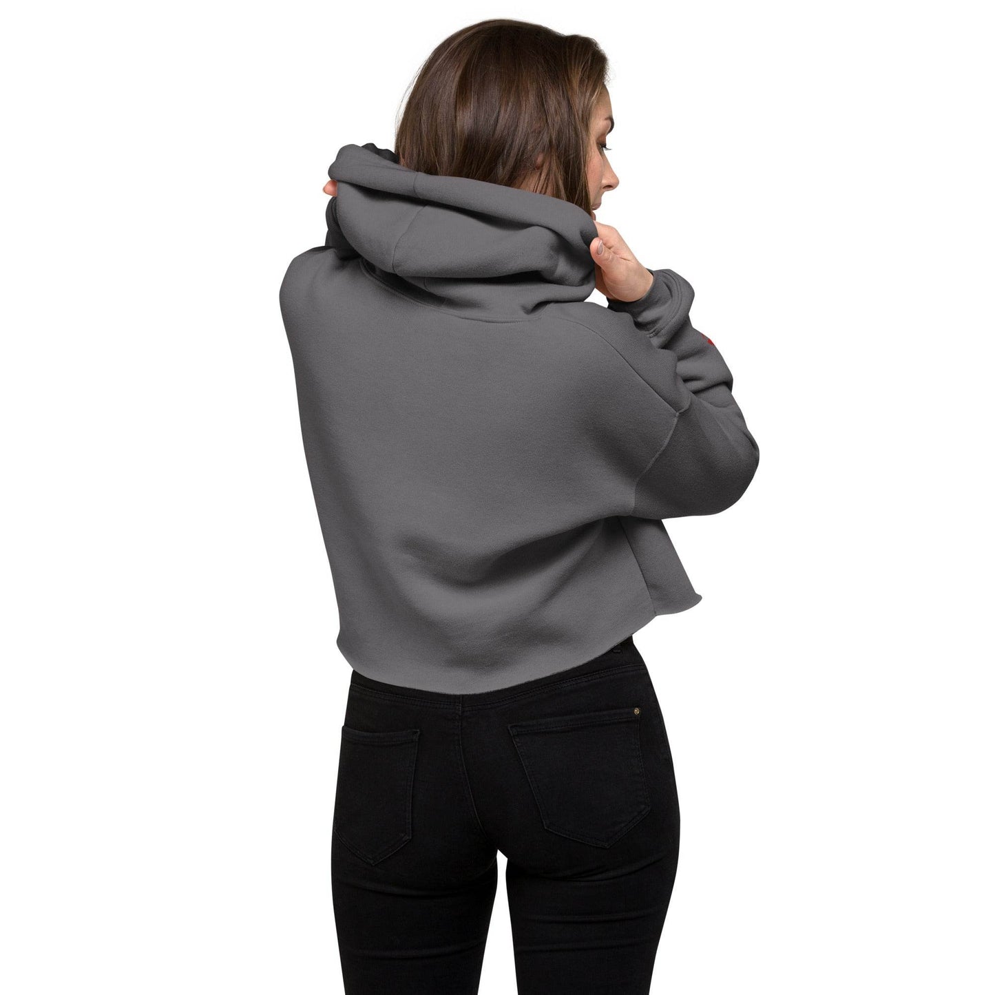 Purcell's Party Animal Print Crop Hoodie - Purcell's Clothing Company