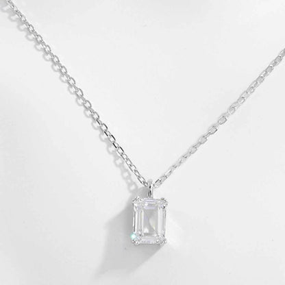 925 Sterling Silver Zircon Pendant Necklace - Purcell's Clothing Company