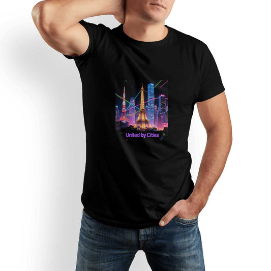 City Printed Pure Cotton T-Shirt