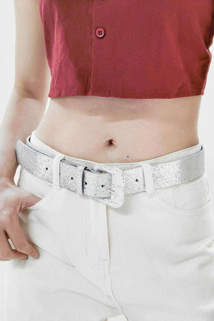 Glitter PU Leather Belt - Purcell's Clothing Company