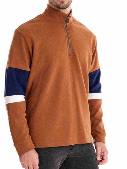 Color Block Long Sleeve Polo - Purcell's Clothing Company