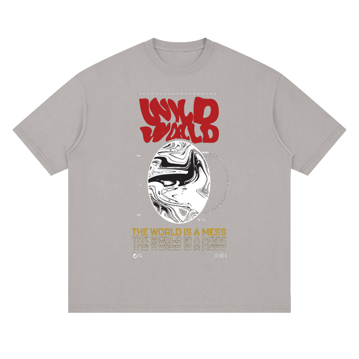 Wild World Streetwear Loose Drop Shoulder T-Shirt (UNISEX)