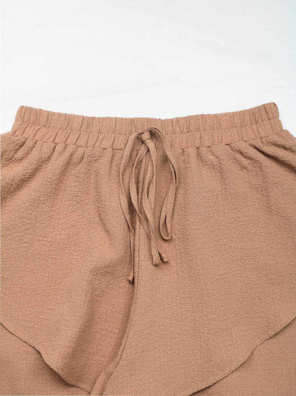 Perfee Tied Layered Shorts - Purcell's Clothing Company