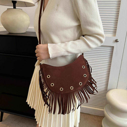 Fringe Detail Crossbody Bag - Purcell's Clothing Company