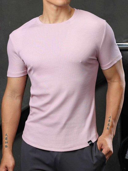Cotton Round Neck Short Sleeve T-Shirt - Purcell's Clothing Company