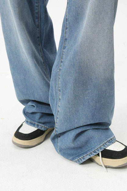Men's Washed Straight Jeans - Purcell's Clothing Company