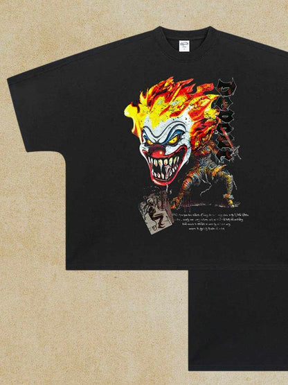 Graphic Round Neck Half Sleeve T-Shirt - Purcell's Clothing Company