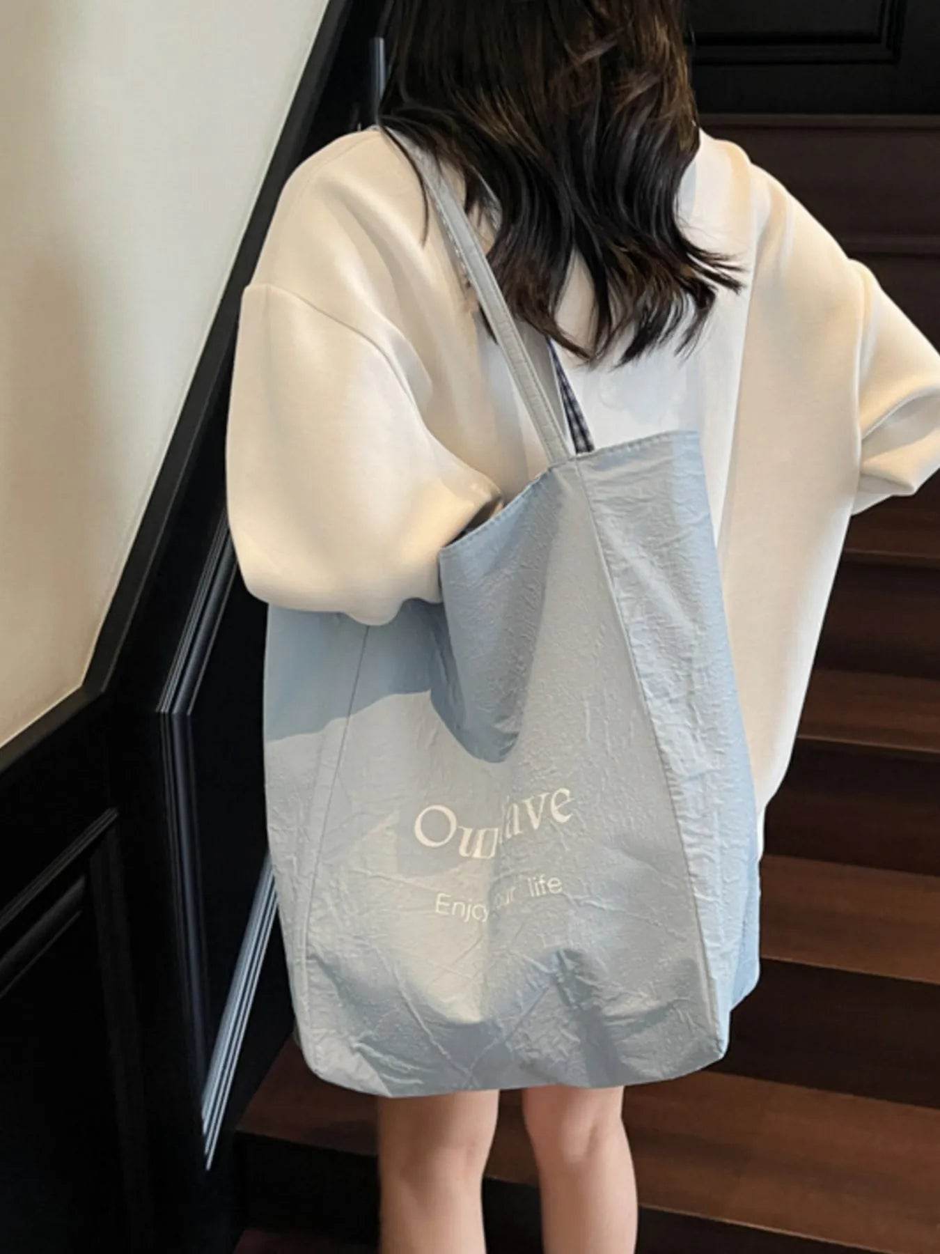 Plaid Pattern Tote Bag - Purcell's Clothing Company