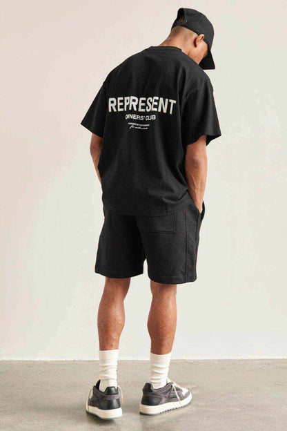 Letter Round Neck Half Sleeve T-Shirt - Purcell's Clothing Company