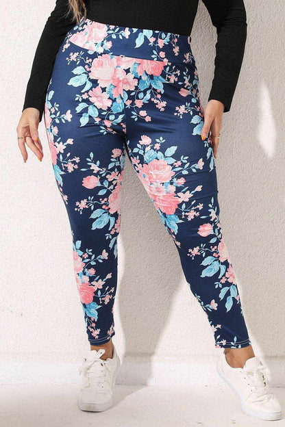 Plus Size Floral Print Legging - Purcell's Clothing Company