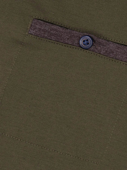 Casual Henley Pocket T-Shirt - Purcell's Clothing Company