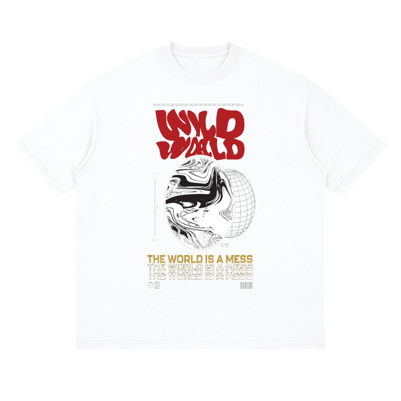 Wild World Streetwear Loose Drop Shoulder T-Shirt (UNISEX)