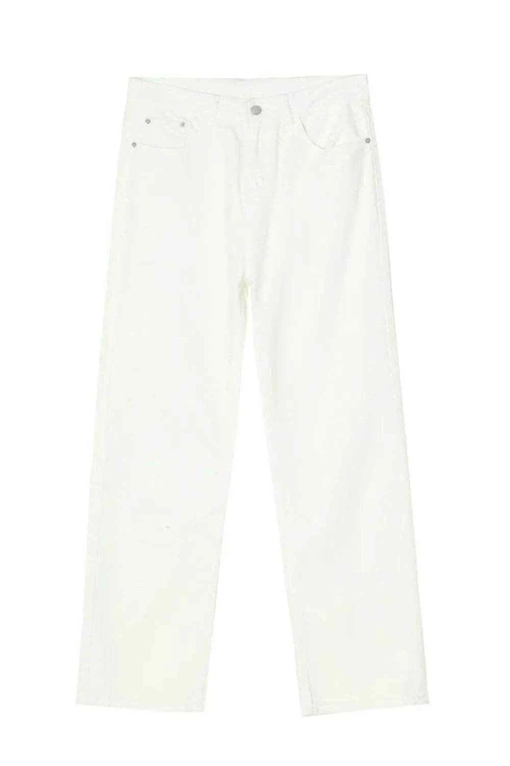 Washed Straight-Leg Slim Jeans - Purcell's Clothing Company