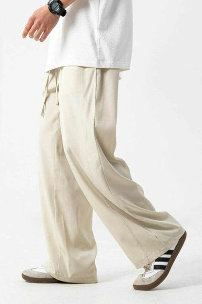 Drawstring Wide Leg Pants - Purcell's Clothing Company
