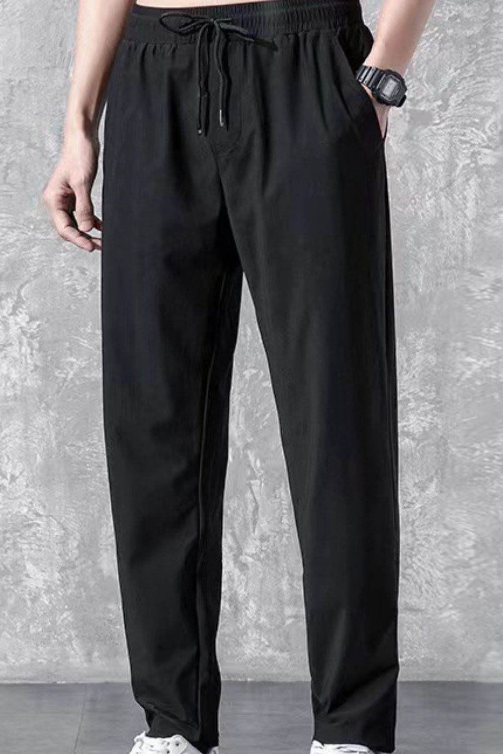 Drawstring Pants with Pockets - Purcell's Clothing Company