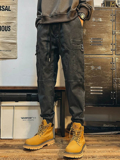 Plus Size Drawstring Pants with Cargo Pockes - Purcell's Clothing Company