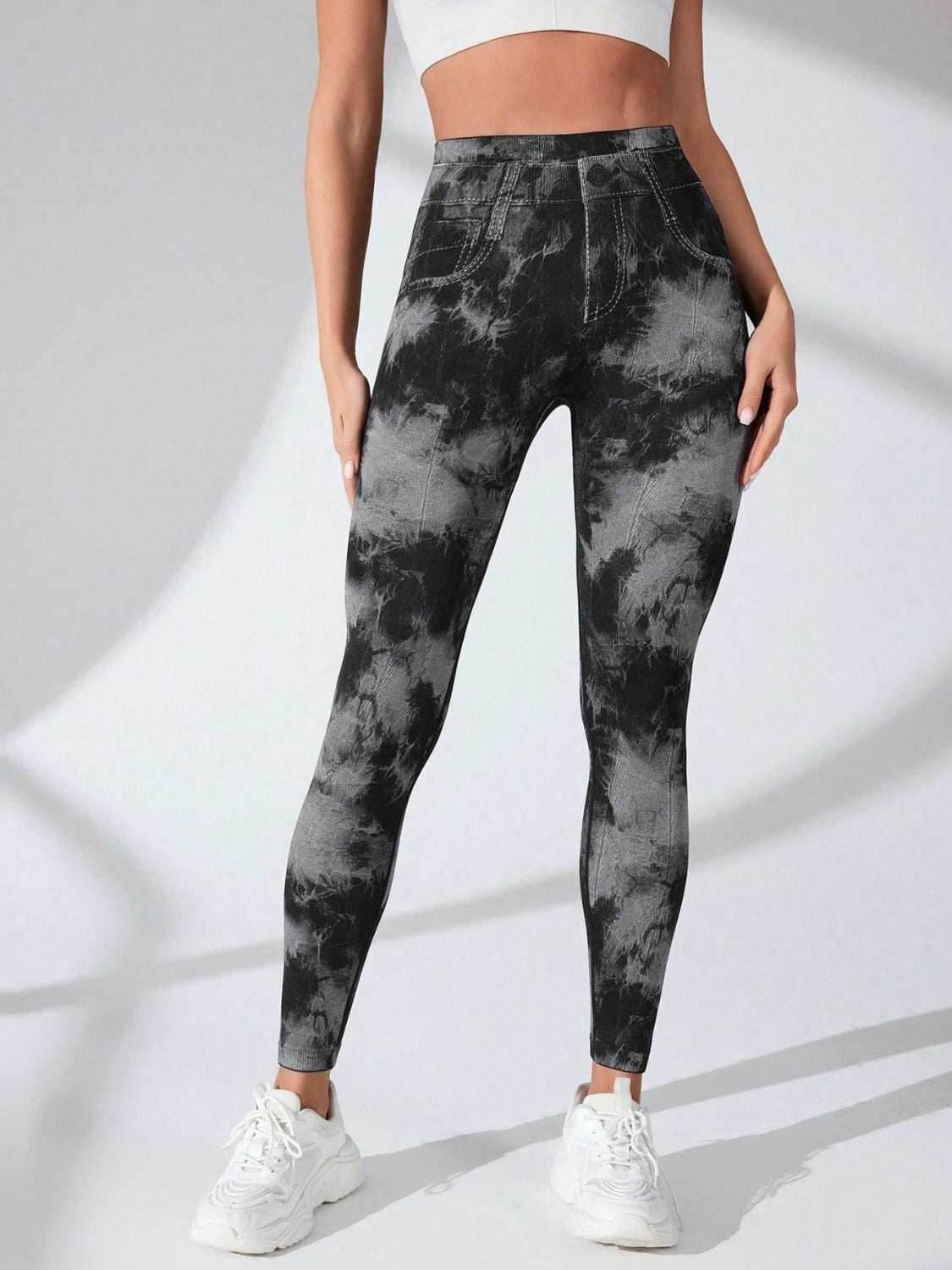 Tie-Dye High Waist Active Leggings - Purcell's Clothing Company