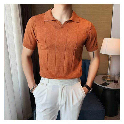 Collared Neck Short Sleeve Polo - Purcell's Clothing Company