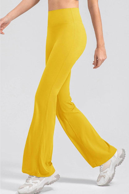 High Waist Straight Active Pants - Purcell's Clothing Company