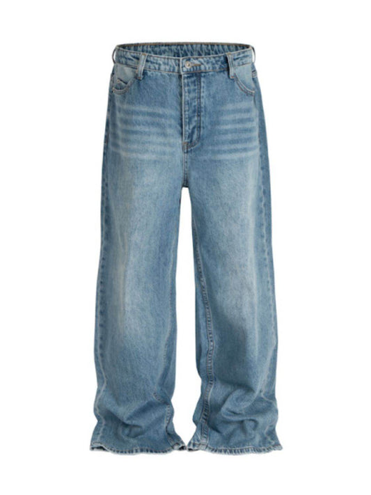 Men's Wide Straight Jeans with Pockets - Purcell's Clothing Company