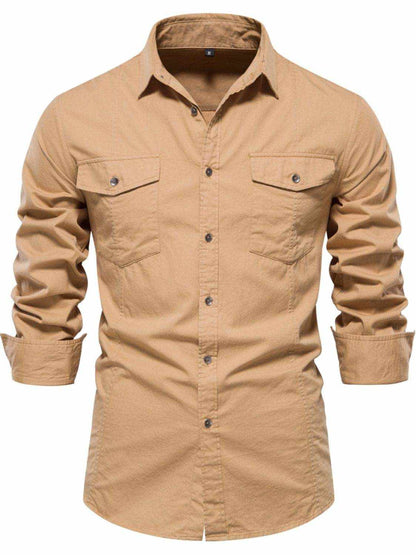 Button Down Collared Neck Shirt - Purcell's Clothing Company